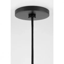 Parker 1-Light Glossy Black Pendant by MITZI HUDSON VALLEY LIGHTING -EcoSmart Sales glossy black mitzi hudson valley lighting chandeliers h312701 blk 4f 1000