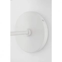 Mina 1 Light Glossy White LED Wall Sconce by MITZI HUDSON VALLEY LIGHTING 8 Mina 1 Light Glossy White LED Wall Sconce by MITZI HUDSON VALLEY LIGHTING -EcoSmart Sales glossy white mitzi hudson valley lighting vanity lighting h313101 wh 4f 1000