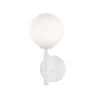 Mina 1 Light Glossy White LED Wall Sconce by MITZI HUDSON VALLEY LIGHTING -EcoSmart Sales glossy white mitzi hudson valley lighting vanity lighting h313101 wh 64 1000