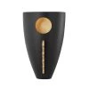 Ari 5.25 in. Gold Leaf/Black Wall Sconce by MITZI HUDSON VALLEY LIGHTING -EcoSmart Sales gold leaf black mitzi hudson valley lighting vanity lighting h378101 gl bk 64 1000