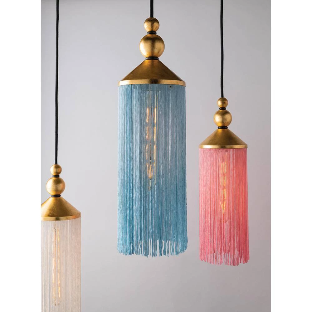 Scarlett 1-Light Gold Leaf/Pink Pendant by MITZI HUDSON VALLEY LIGHTING 8 Scarlett 1-Light Gold Leaf/Pink Pendant by MITZI HUDSON VALLEY LIGHTING - Image 6