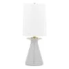 Callie 23 in. Gray Bedside Lamp by MITZI HUDSON VALLEY LIGHTING 1 Callie 23 in. Gray Bedside Lamp by MITZI HUDSON VALLEY LIGHTING -EcoSmart Sales gray mitzi hudson valley lighting table lamps hl446201 gry 64 1000