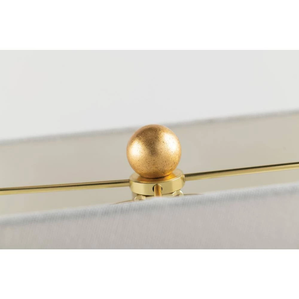 Brynn 17 in. High Jade Table Lamp with Off White Linen Shade by MITZI HUDSON VALLEY LIGHTING 4 Brynn 17 in. High Jade Table Lamp with Off White Linen Shade by MITZI HUDSON VALLEY LIGHTING - Image 2