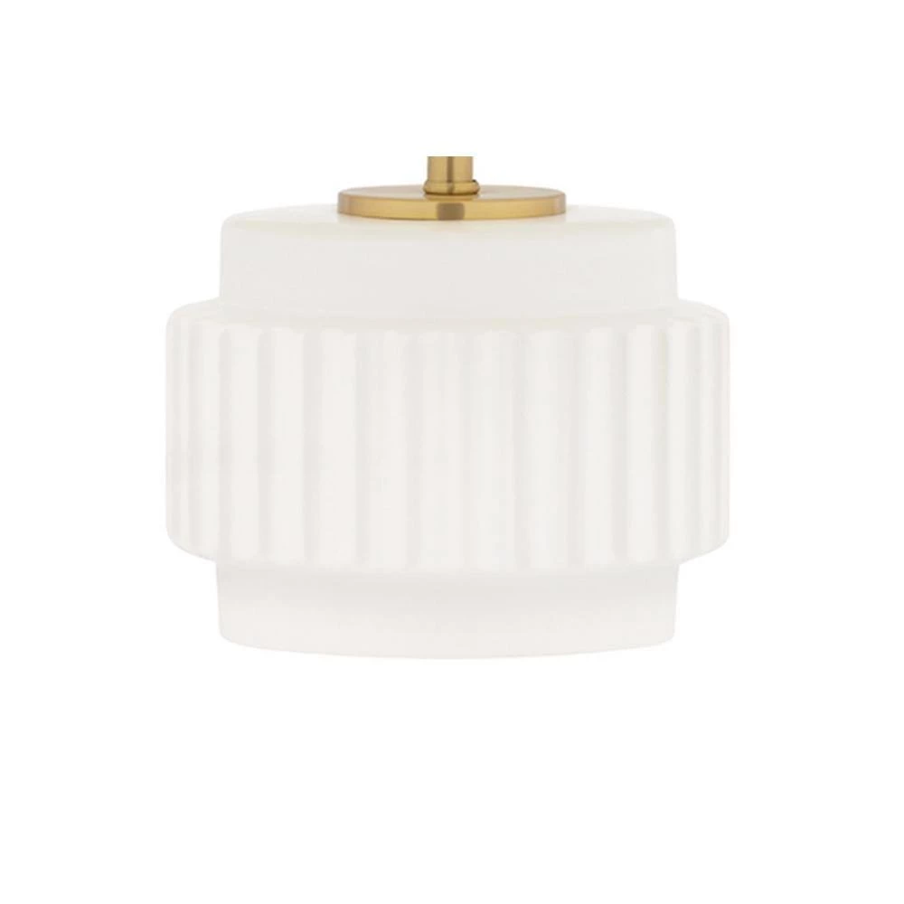 Kalani 14 in. Matte White Bedside Lamp by MITZI HUDSON VALLEY LIGHTING 4 Kalani 14 in. Matte White Bedside Lamp by MITZI HUDSON VALLEY LIGHTING - Image 2