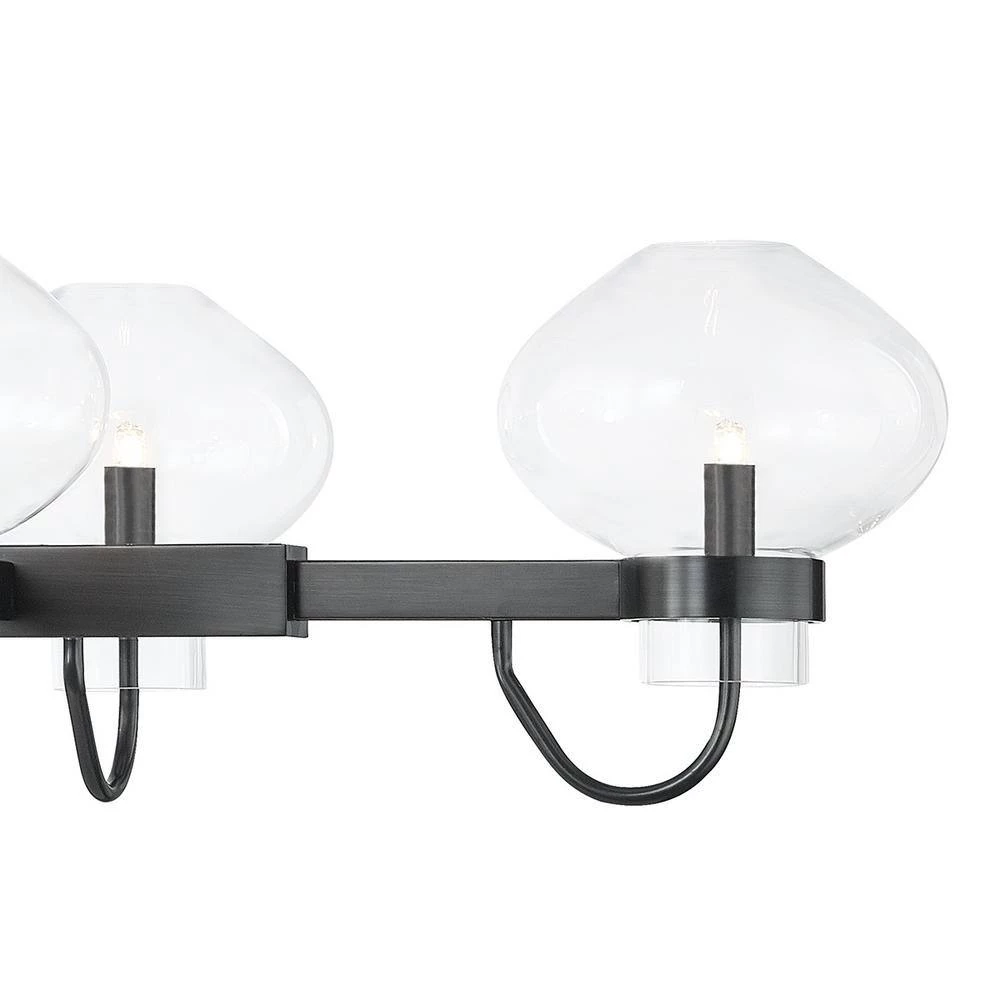 Korey 8-Light Old Bronze Island Pendant with Glass Shade by MITZI HUDSON VALLEY LIGHTING 5 Korey 8-Light Old Bronze Island Pendant with Glass Shade by MITZI HUDSON VALLEY LIGHTING - Image 3