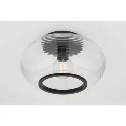 Maggie 12.75 in. 1-Light Old Bronze Flush Mount by MITZI HUDSON VALLEY LIGHTING -EcoSmart Sales old bronze mitzi hudson valley lighting flush mount lights h418501 ob 44 1000