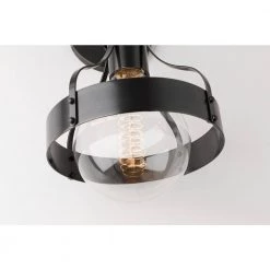 Violet 13.5 in. 1-Light Old Bronze Wall Sconce by MITZI HUDSON VALLEY LIGHTING -EcoSmart Sales old bronze mitzi hudson valley lighting vanity lighting h271101 ob 4f 1000