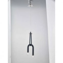 Whit 2-Light Polished Nickel and Black Pendant with Glass Shade by MITZI HUDSON VALLEY LIGHTING -EcoSmart Sales polished nickel black mitzi hudson valley lighting chandeliers h382702 pn bk 44 1000