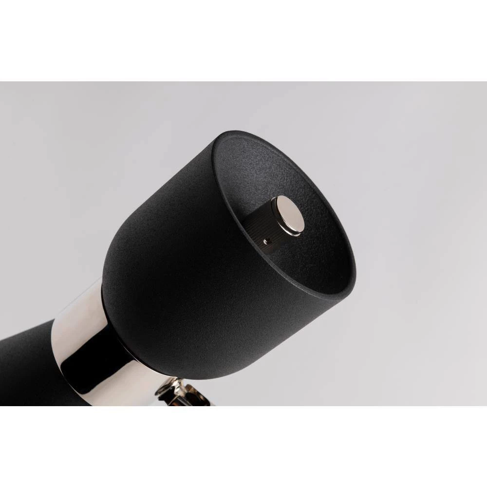 Willa 72.5 in. Polished Nickel/Black Floor Lamp by MITZI HUDSON VALLEY LIGHTING 6 Willa 72.5 in. Polished Nickel/Black Floor Lamp by MITZI HUDSON VALLEY LIGHTING - Image 4