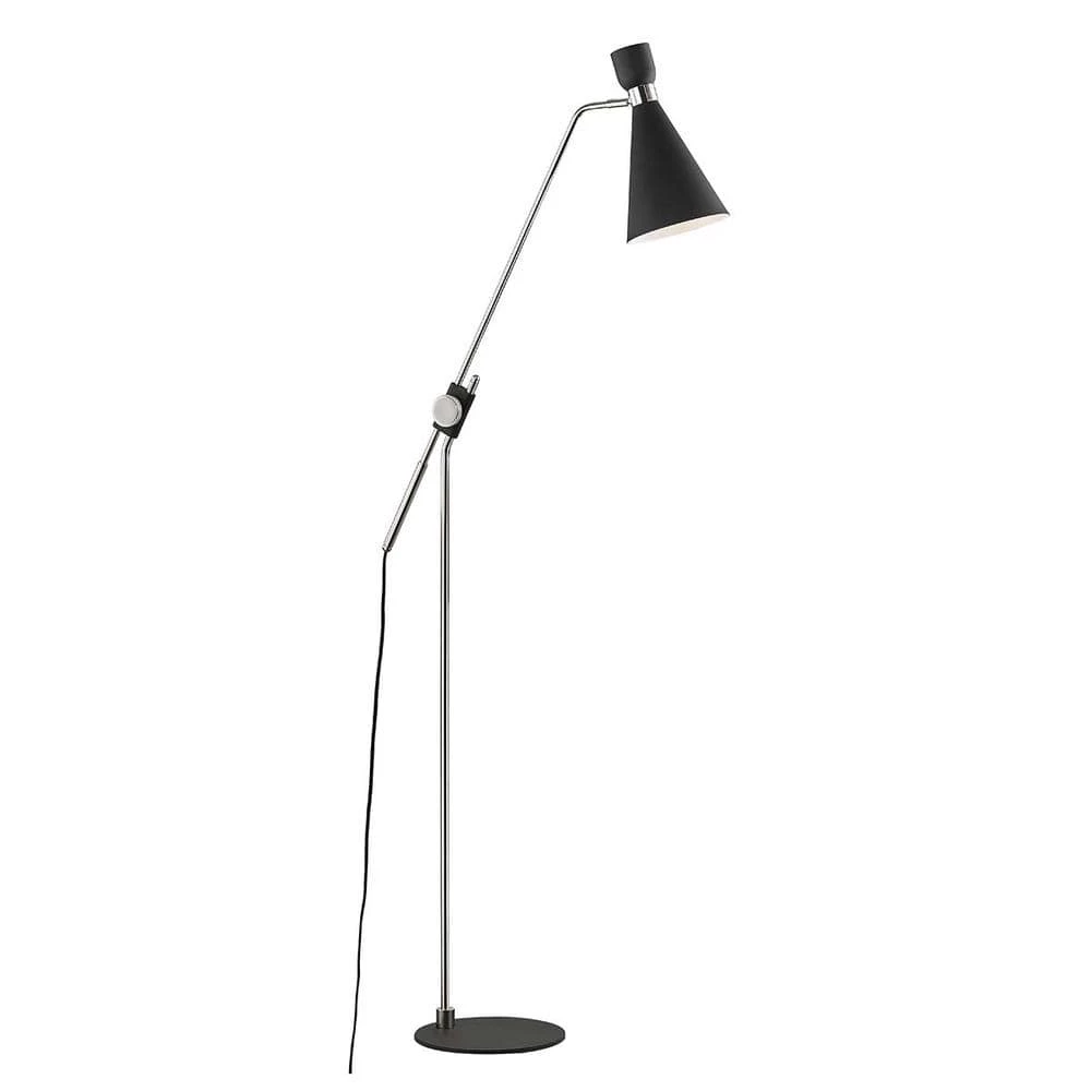 Willa 72.5 in. Polished Nickel/Black Floor Lamp by MITZI HUDSON VALLEY LIGHTING 3 Willa 72.5 in. Polished Nickel/Black Floor Lamp by MITZI HUDSON VALLEY LIGHTING