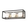Aira 3-Light Polished Nickel 15 in. WLED Bath Light with Opal Etched Glass and Black Accents by MITZI HUDSON VALLEY LIGHTING -EcoSmart Sales polished nickel black mitzi hudson valley lighting vanity lighting h141303 pn bk 64 1000
