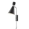 Willa 1-Light Polished Nickel/Black Wall Sconce by MITZI HUDSON VALLEY LIGHTING -EcoSmart Sales polished nickel black mitzi hudson valley lighting wall lamps hl295101 pn bk 64 1000