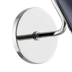 Talia 1-Light Polished Nickel/Midnight Blue Sconce by MITZI HUDSON VALLEY LIGHTING -EcoSmart Sales polished nickel midnight blue mitzi hudson valley lighting vanity lighting h399101 pn mbl 1f 1000