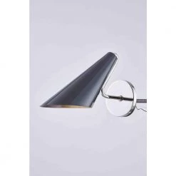 Talia 1-Light Polished Nickel/Midnight Blue Sconce by MITZI HUDSON VALLEY LIGHTING -EcoSmart Sales polished nickel midnight blue mitzi hudson valley lighting vanity lighting h399101 pn mbl 44 1000