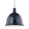 Blair 1-Light 16 in. W Polished Nickel Pendant with Navy Metal Shade by MITZI HUDSON VALLEY LIGHTING 2 Blair 1-Light 16 in. W Polished Nickel Pendant with Navy Metal Shade by MITZI HUDSON VALLEY LIGHTING -EcoSmart Sales polished nickel mitzi hudson valley lighting chandeliers h238701l pn nvy 64 1000