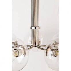 Margot 5-Light Polished Nickel Chandelier by MITZI HUDSON VALLEY LIGHTING -EcoSmart Sales polished nickel mitzi hudson valley lighting chandeliers h270805 pn 4f 1000