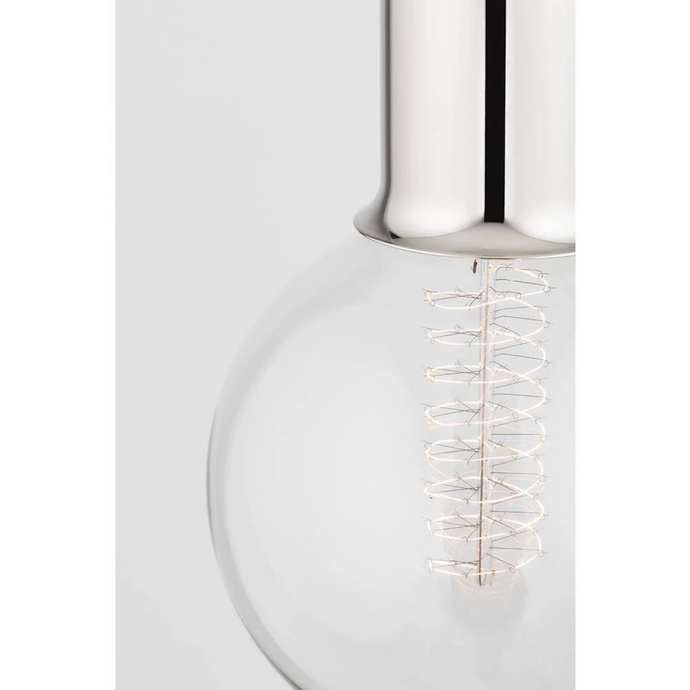 Bryce 5-Light Polished Nickel Geometric Chandelier by MITZI HUDSON VALLEY LIGHTING 5 Bryce 5-Light Polished Nickel Geometric Chandelier by MITZI HUDSON VALLEY LIGHTING - Image 3