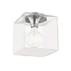 Grace 10 in. 1-Light Polished Nickel Large Square Flush Mount by MITZI HUDSON VALLEY LIGHTING 1 Grace 10 in. 1-Light Polished Nickel Large Square Flush Mount by MITZI HUDSON VALLEY LIGHTING -EcoSmart Sales polished nickel mitzi hudson valley lighting flush mount lights h284501sql pn 64 1000
