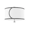 Zara 14 in. 2-Light Polished Nickel Semi-Flush Mount by MITZI HUDSON VALLEY LIGHTING 2 Zara 14 in. 2-Light Polished Nickel Semi-Flush Mount by MITZI HUDSON VALLEY LIGHTING -EcoSmart Sales polished nickel mitzi hudson valley lighting flush mount lights h381602 pn 64 1000