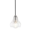 Sadie 1-Light Polished Nickel Small Pendant with Clear Glass by MITZI HUDSON VALLEY LIGHTING 2 Sadie 1-Light Polished Nickel Small Pendant with Clear Glass by MITZI HUDSON VALLEY LIGHTING -EcoSmart Sales polished nickel mitzi hudson valley lighting pendant lights h104701s pn 64 1000