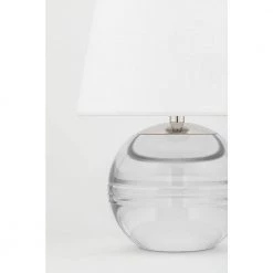 Nicole 12.75 in. Polished Nickel Table Lamp by MITZI HUDSON VALLEY LIGHTING 13 Nicole 12.75 in. Polished Nickel Table Lamp by MITZI HUDSON VALLEY LIGHTING -EcoSmart Sales polished nickel mitzi hudson valley lighting table lamps hl310201 pn 1f 1000