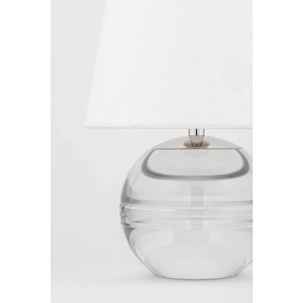 Nicole 12.75 in. Polished Nickel Table Lamp by MITZI HUDSON VALLEY LIGHTING 6 Nicole 12.75 in. Polished Nickel Table Lamp by MITZI HUDSON VALLEY LIGHTING - Image 4