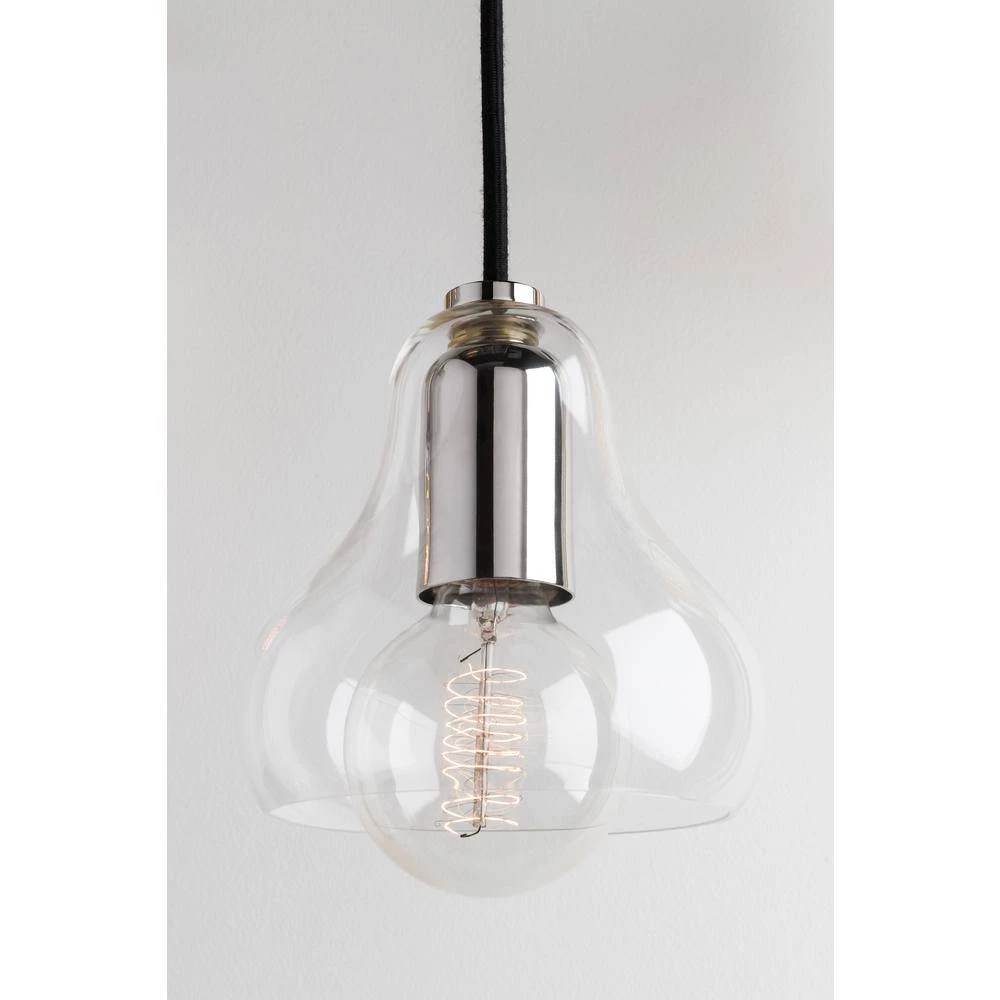 Sadie 1-Light Polished Nickel Large Wall Sconce with Clear Glass by MITZI HUDSON VALLEY LIGHTING 4 Sadie 1-Light Polished Nickel Large Wall Sconce with Clear Glass by MITZI HUDSON VALLEY LIGHTING - Image 2