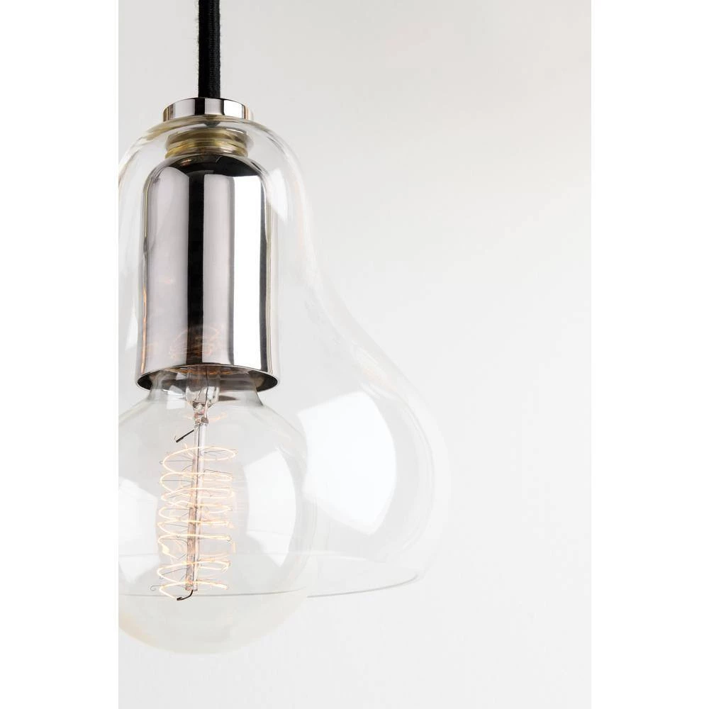 Sadie 1-Light Polished Nickel Small Wall Sconce with Clear Glass by MITZI HUDSON VALLEY LIGHTING 5 Sadie 1-Light Polished Nickel Small Wall Sconce with Clear Glass by MITZI HUDSON VALLEY LIGHTING - Image 3