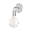 Chloe 1-Light Polished Nickel 12.5 in. H Wall Sconce by MITZI HUDSON VALLEY LIGHTING 1 Chloe 1-Light Polished Nickel 12.5 in. H Wall Sconce by MITZI HUDSON VALLEY LIGHTING -EcoSmart Sales polished nickel mitzi hudson valley lighting vanity lighting h110101a pn 64 1000