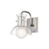 Riley 4.5 in. 1 Light Polished Nickel Vanity Light by MITZI HUDSON VALLEY LIGHTING -EcoSmart Sales polished nickel mitzi hudson valley lighting vanity lighting h111301 pn 64 1000