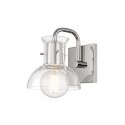 Riley 4.5 in. 1 Light Polished Nickel Vanity Light by MITZI HUDSON VALLEY LIGHTING