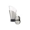 Angie 1-Light Polished Nickel 9.75 in. H LED Wall Sconce by MITZI HUDSON VALLEY LIGHTING