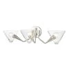 Isabella 3-Light Polished Nickel Wall Sconce with Clear Shade by MITZI HUDSON VALLEY LIGHTING -EcoSmart Sales polished nickel mitzi hudson valley lighting vanity lighting h327103 pn 64 1000