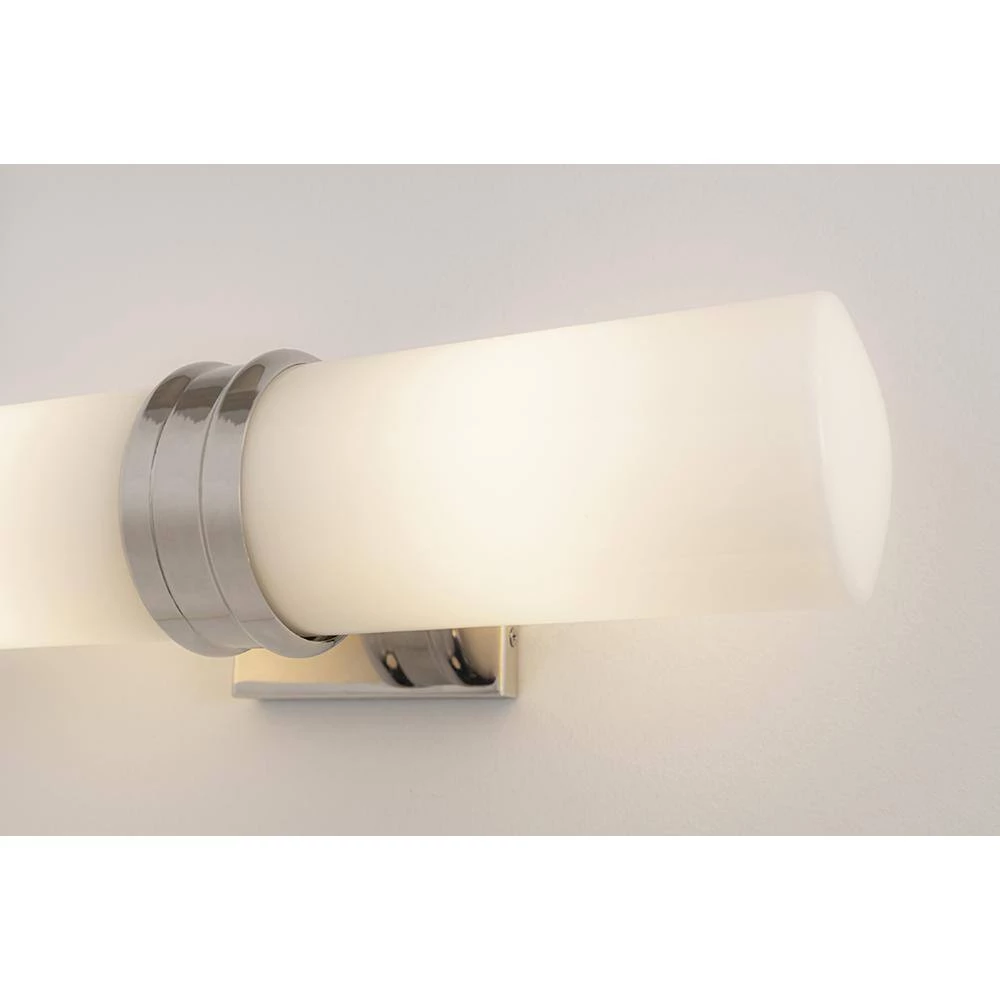 Natalie 2-Light Polished Nickel Wall Sconce with Opal Glossy Shade by MITZI HUDSON VALLEY LIGHTING 4 Natalie 2-Light Polished Nickel Wall Sconce with Opal Glossy Shade by MITZI HUDSON VALLEY LIGHTING - Image 2