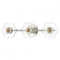 Alexa 3-Light Polished Nickel Bath Light by MITZI HUDSON VALLEY LIGHTING