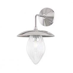 Lana 1-Light Polished Nickel Wall Sconce by MITZI HUDSON VALLEY LIGHTING