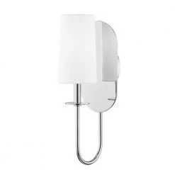 Lara 1-Light Polished Nickel Wall Sconce by MITZI HUDSON VALLEY LIGHTING