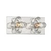 Shea 11 in. 2-Light Polished Nickel Vanity Light by MITZI HUDSON VALLEY LIGHTING -EcoSmart Sales polished nickel mitzi hudson valley lighting vanity lighting h410302 pn 64 1000