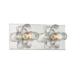Shea 11 in. 2-Light Polished Nickel Vanity Light by MITZI HUDSON VALLEY LIGHTING