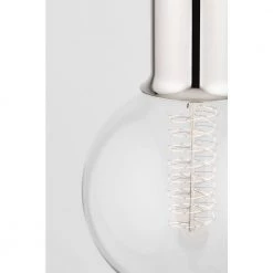 Bryce 4.75 in. 2-Light Polished Nickel Vanity Light by MITZI HUDSON VALLEY LIGHTING -EcoSmart Sales polished nickel mitzi hudson valley lighting vanity lighting h419302 pn 4f 1000