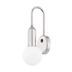 Gabby 4.75 in. Polished Nickel Wall Sconce by MITZI HUDSON VALLEY LIGHTING