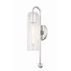 Skye 1-Light Polished Nickel Wall Sconce with Clear Crackle Glass Shade by MITZI HUDSON VALLEY LIGHTING 1 Skye 1-Light Polished Nickel Wall Sconce with Clear Crackle Glass Shade by MITZI HUDSON VALLEY LIGHTING -EcoSmart Sales polished nickel mitzi hudson valley lighting wall sconces h222101 pn 64 1000