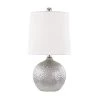 Heather 14.5 in. 1-Light Silver Table Lamp with Off White Shade by MITZI HUDSON VALLEY LIGHTING 2 Heather 14.5 in. 1-Light Silver Table Lamp with Off White Shade by MITZI HUDSON VALLEY LIGHTING -EcoSmart Sales silver mitzi hudson valley lighting table lamps hl364201 sil 64 1000