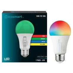 5-Watt A19 Color Changing Party LED Light Bulb (1-Pack) by EcoSmart