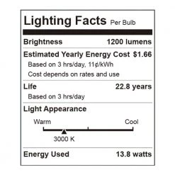 120-Watt Equivalent Smart Hubspace PAR38 Color Changing CEC LED Light Bulb with Voice Control (1-Bulb) by EcoSmart -EcoSmart Sales white ecosmart led light bulbs 11pr38120rgbwh1 1d 1000