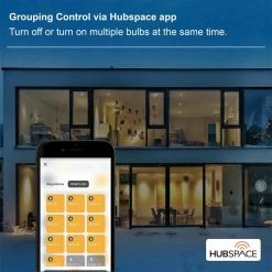 120-Watt Equivalent Smart Hubspace PAR38 Color Changing CEC LED Light Bulb with Voice Control (1-Bulb) by EcoSmart -EcoSmart Sales white ecosmart led light bulbs 11pr38120rgbwh1 1f 1000