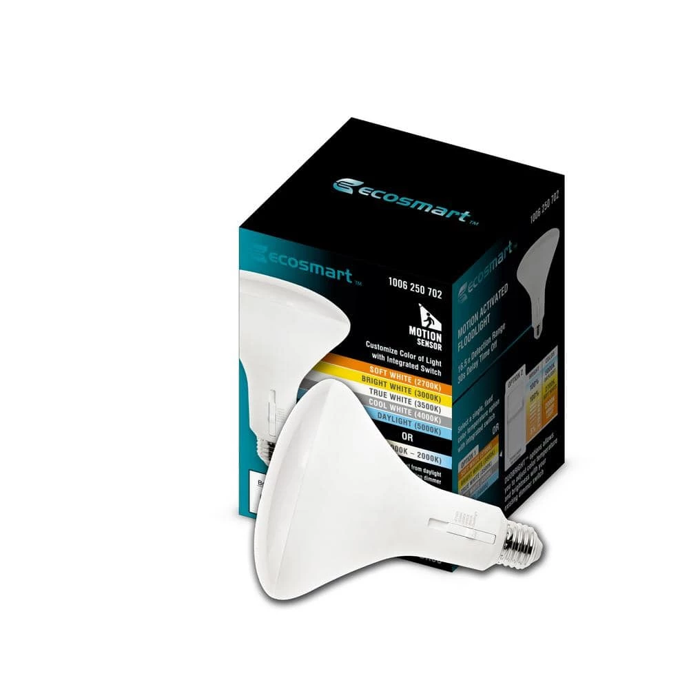 65-Watt Equivalent BR30 Dimmable Motion Sensor LED Light Bulb with Selectable Color Temperature Plus DuoBright (1-Pack) by EcoSmart 9 65-Watt Equivalent BR30 Dimmable Motion Sensor LED Light Bulb with Selectable Color Temperature Plus DuoBright (1-Pack) by EcoSmart - Image 7