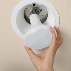 150-Watt Equivalent BR40 CEC Dimmable LED Light Bulb with Selectable Color Temperature Plus DuoBright (1-Pack) by EcoSmart 15 150-Watt Equivalent BR40 CEC Dimmable LED Light Bulb with Selectable Color Temperature Plus DuoBright (1-Pack) by EcoSmart -EcoSmart Sales white ecosmart led light bulbs a20br40150t2001 1d 1000