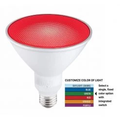 90-Watt Equivalent PAR38 RGB Multi-Color Non-Dimmable Flood LED Light Bulb with Selectable Color (1-Pack) by EcoSmart